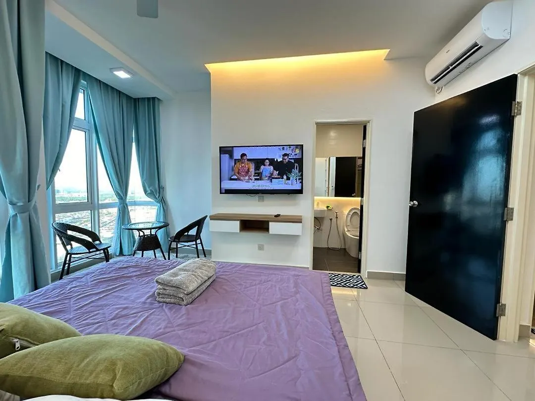 Apartamento Twin Galaxy 2Bedroom City View Balcony Netflix Wifi Johor Bahru Malásia